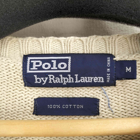 ポロバイラルフローレン Polo by RALPH LAUREN 90S ポニー刺繍 長袖ニット メンズ import:M
