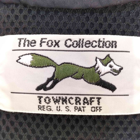 タウンクラフト TOWNCRAFT The Fox Collection ロゴ刺繍 ショートスリーブナイロンジャケット メンズ import:M
