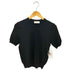 ローブドシャンブルコムデギャルソン robe de chambre COMME des GARCONS 90-00s ウールニット クルーネック半袖Tシャツ セーター レディース
