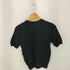 ローブドシャンブルコムデギャルソン robe de chambre COMME des GARCONS 90-00s ウールニット クルーネック半袖Tシャツ セーター レディース