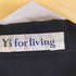 ワイズフォーリビング Ys for living ワッシャー加工 パイピングデザイン ハーフボタン シャツ ワンピース レディース