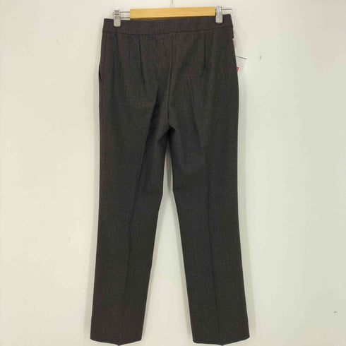 マックスマーラ MAX MARA 白タグ センタープレス ウール スラックス レディース JPN:42