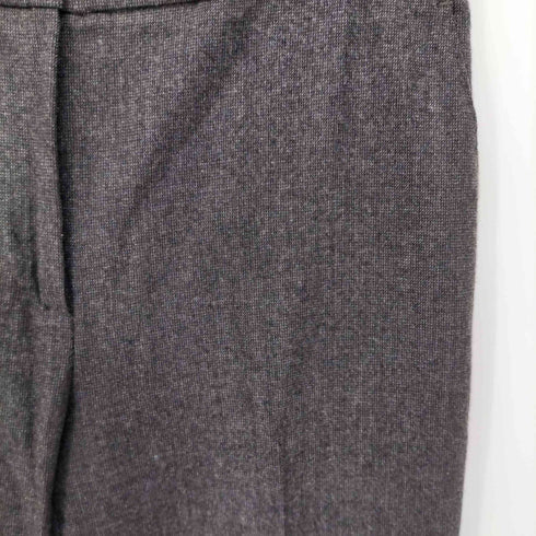 マックスマーラ MAX MARA 白タグ センタープレス ウール スラックス レディース JPN:42