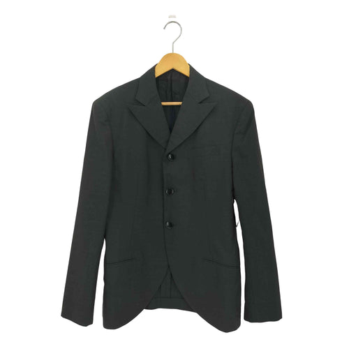 ワイズフォーメン Ys for men デカボタン ピークドラペル 玉虫デザイン 3B シングル テーラードジャケット メンズ