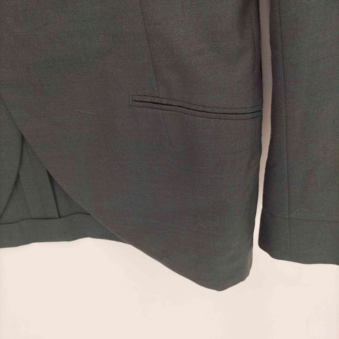 ワイズフォーメン Ys for men デカボタン ピークドラペル 玉虫デザイン 3B シングル テーラードジャケット メンズ