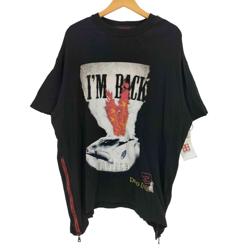 CAVIALE 別注 IM BACK 裾ジップ ナンバリング半袖カットソー メンズ import:XL