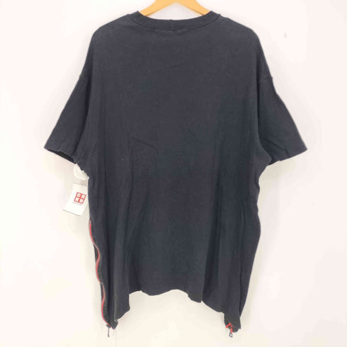 CAVIALE 別注 IM BACK 裾ジップ ナンバリング半袖カットソー メンズ import:XL
