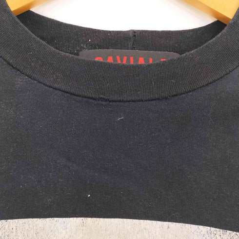 CAVIALE 別注 IM BACK 裾ジップ ナンバリング半袖カットソー メンズ import:XL
