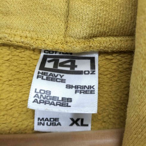 ロサンゼルスアパレル Los Angeles Apparel 14oz HEAVY FLEECE プルオーバーパーカー メンズ XL