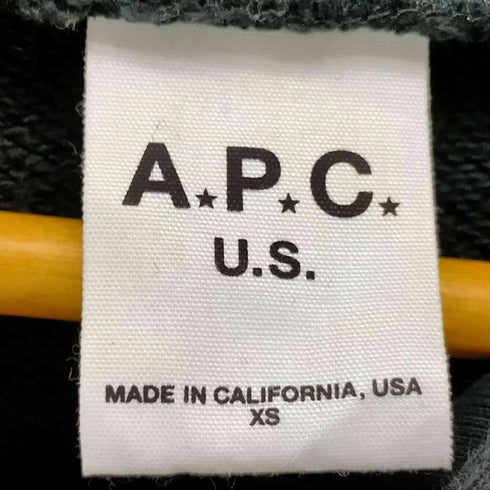 アーペーセー A.P.C. DINER HOODIE プリント フーディー パーカー レディース import:XS