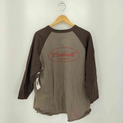 ラディアル RADIALL OVAL CREW NECK RAGLAN SHIRT 3Q/2 オーバルクルーネック ラグランスリーブ Tシャツ カットソー メンズ L
