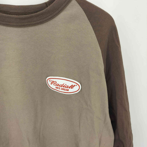 ラディアル RADIALL OVAL CREW NECK RAGLAN SHIRT 3Q/2 オーバルクルーネック ラグランスリーブ Tシャツ カットソー メンズ L