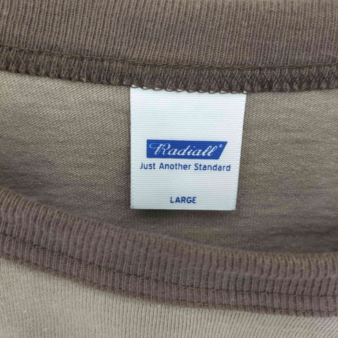 ラディアル RADIALL OVAL CREW NECK RAGLAN SHIRT 3Q/2 オーバルクルーネック ラグランスリーブ Tシャツ カットソー メンズ L
