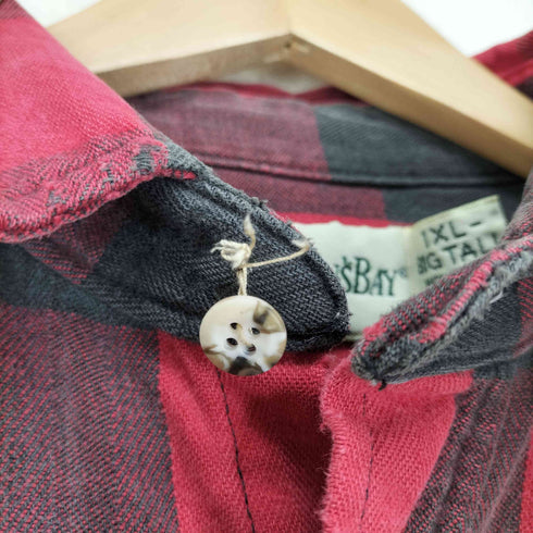 セントジョンズベイ STJOHNS BAY チェック柄 2ポケット シャツ メンズ import:XL