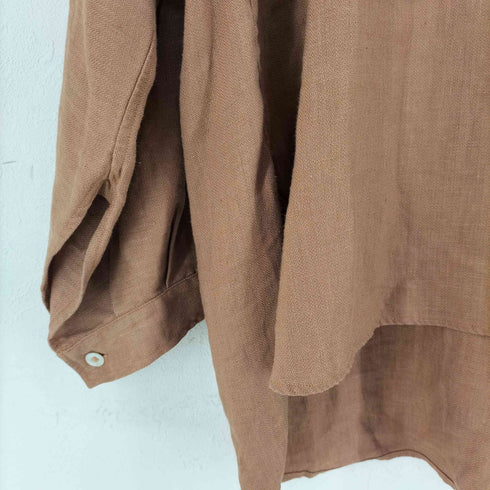 THE CIRCA BRAND S1106 シルク混リネンシャツ メンズ 16 1/2