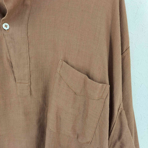 THE CIRCA BRAND S1106 シルク混リネンシャツ メンズ 16 1/2