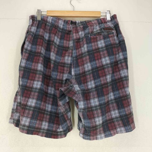 グラミチ GRAMICCI USA製 チェック柄 ショーツパンツ メンズ JPN:L
