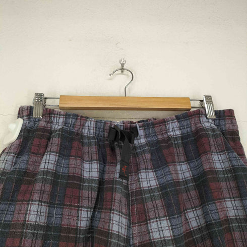 グラミチ GRAMICCI USA製 チェック柄 ショーツパンツ メンズ JPN:L