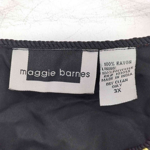 maggie barnes ノーカラー パイル地 カーディガン メンズ 3x