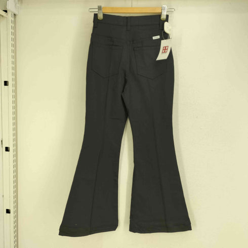 スライ SLY CALL BLACK HW PINTUCK FLARE パンツ レディース 23