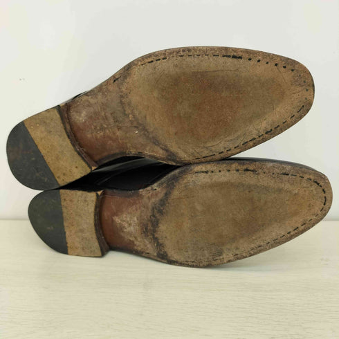 Brecos イタリア製 モンクストラップ レザーシューズ メンズ 40