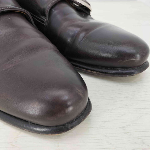Brecos イタリア製 モンクストラップ レザーシューズ メンズ 40