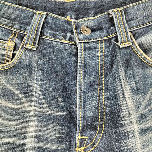 ボイコット BOYCOTT ダメージ加工デニムパンツ メンズ