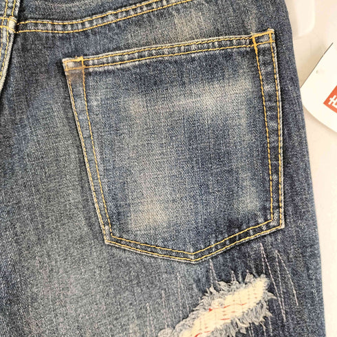 ボイコット BOYCOTT ダメージ加工デニムパンツ メンズ