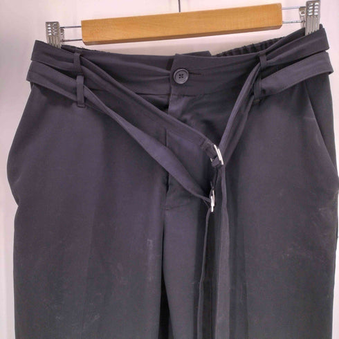 ノーアイディー NO ID. ツインベルトストレートトラウザーズ メンズ JPN:2