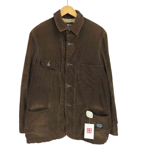 ステューシー Stussy 00S AUTHENTIC GEAR 細畝コーデュロイ カバーオール 裏地ボア メンズ import:S