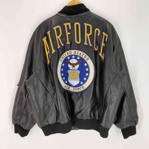 wheremi エコレザーボンバージャケット メンズ import:XL