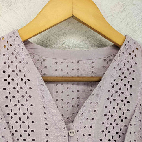 CELFOR コットンエンブロイダリーブラウス レディース 36