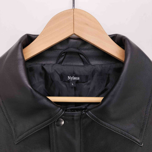 ナイラス NYLAUS フェイクレザー ジャケット メンズ JPN:L