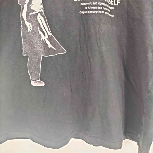 NO COMMENT PARIS プリントクルーネックTシャツ メンズ import:L