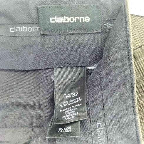 クレイボーン Claiborne モールスキン 2タックスラックス メンズ 34W