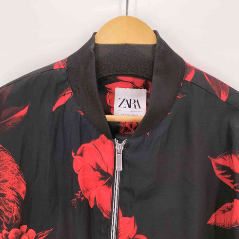 ザラ ZARA ボタニカルライトブルゾン メンズ import:M
