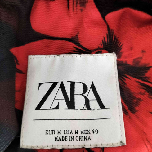ザラ ZARA ボタニカルライトブルゾン メンズ import:M