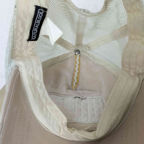 NATURALBLOOD ワッペンデザインダメージメッシュキャップ メンズ