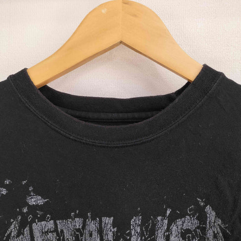 両面プリント クルーネック Tシャツ メンズ import:M