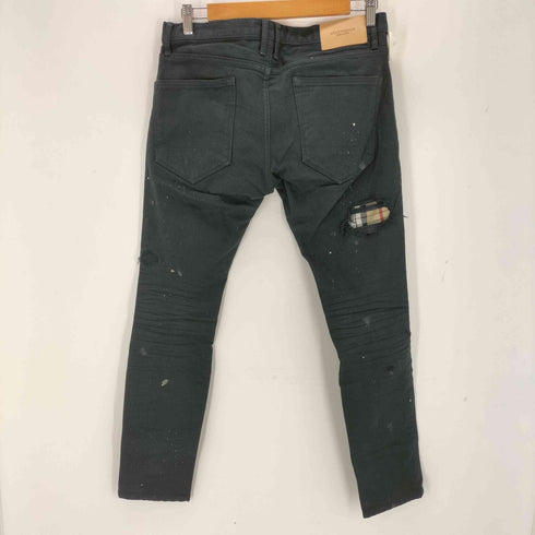 OVERDESIGN ダメージ加工スキニーデニムパンツ メンズ W32