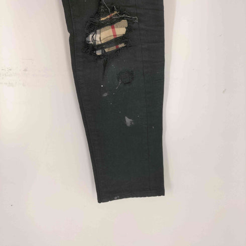 OVERDESIGN ダメージ加工スキニーデニムパンツ メンズ W32