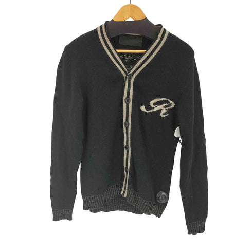ロエン Roen スカルデザインウールニットカーディガン Y2K メンズ JPN:46