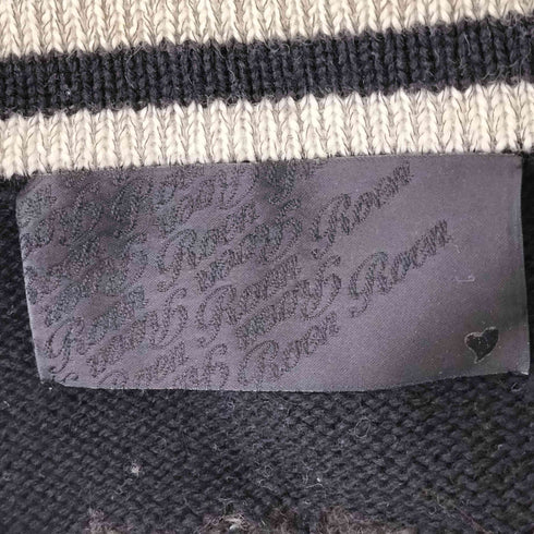 ロエン Roen スカルデザインウールニットカーディガン Y2K メンズ JPN:46