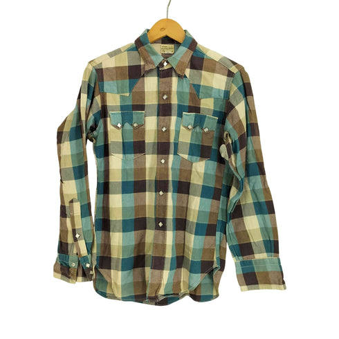 ウエアハウス WAREHOUSE western wear チェック ウエスタンシャツ メンズ 38