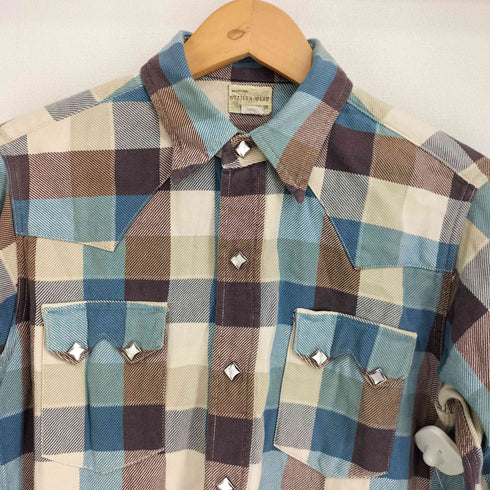 ウエアハウス WAREHOUSE western wear チェック ウエスタンシャツ メンズ 38