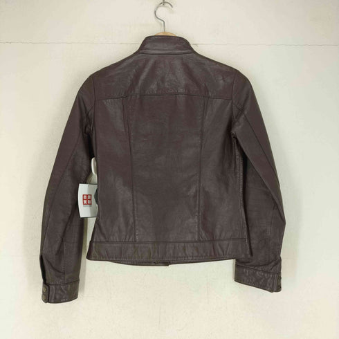 レッセパッセ LAISSE PASSE カウレザーシングルライダースジャケット レディース F