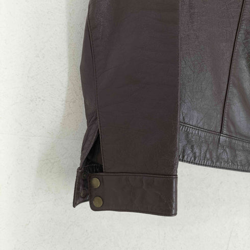 レッセパッセ LAISSE PASSE カウレザーシングルライダースジャケット レディース F