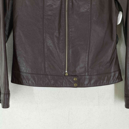 レッセパッセ LAISSE PASSE カウレザーシングルライダースジャケット レディース F