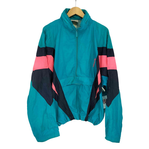 アディダス adidas 台湾製 ナイロン アノラックパーカー メンズ