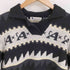 アクアスキュータム AQUASCUTUM 00-90S ウール混 ナイロン 総柄 スキッパーニット メンズ